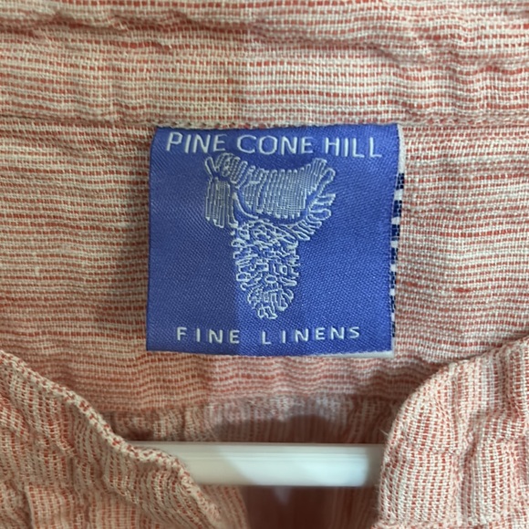 Pine Cone Hill 100% Linen Tunic Dress - Picture 2 of 8